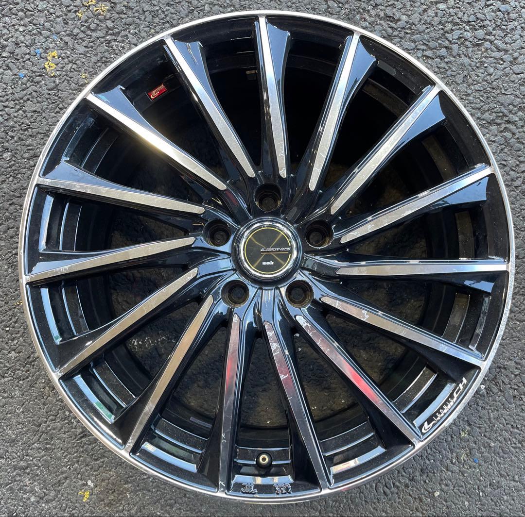 18×8.0j 114.3 5+42 ハブ径73 LEONIS CH