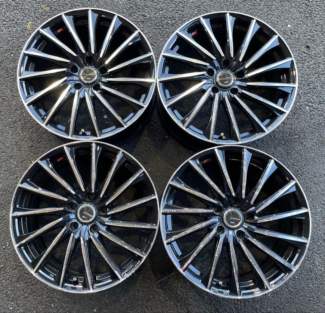 18×8.0j 114.3 5+42 ハブ径73 LEONIS CH