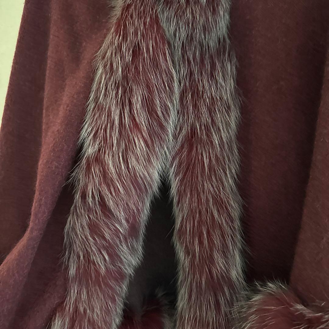 LANVIN COLLECTIONランバンコレクション　カシミヤポンチョ