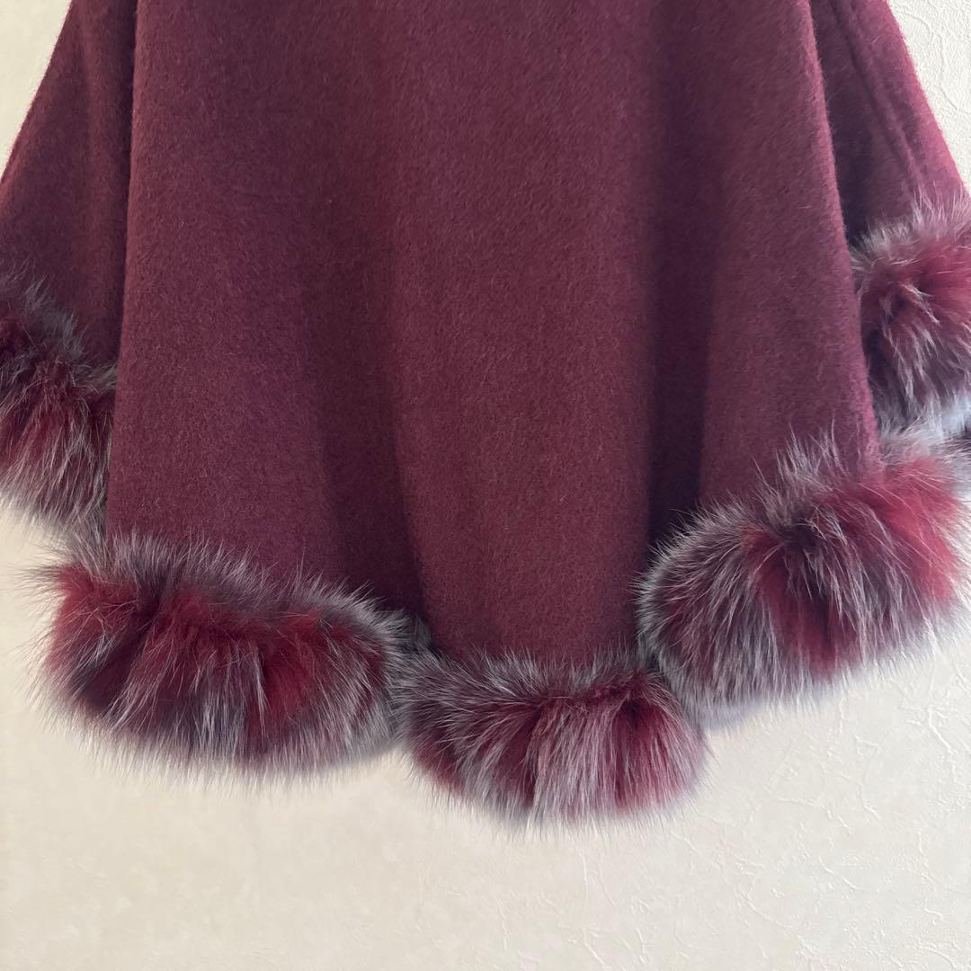 LANVIN COLLECTIONランバンコレクション　カシミヤポンチョ