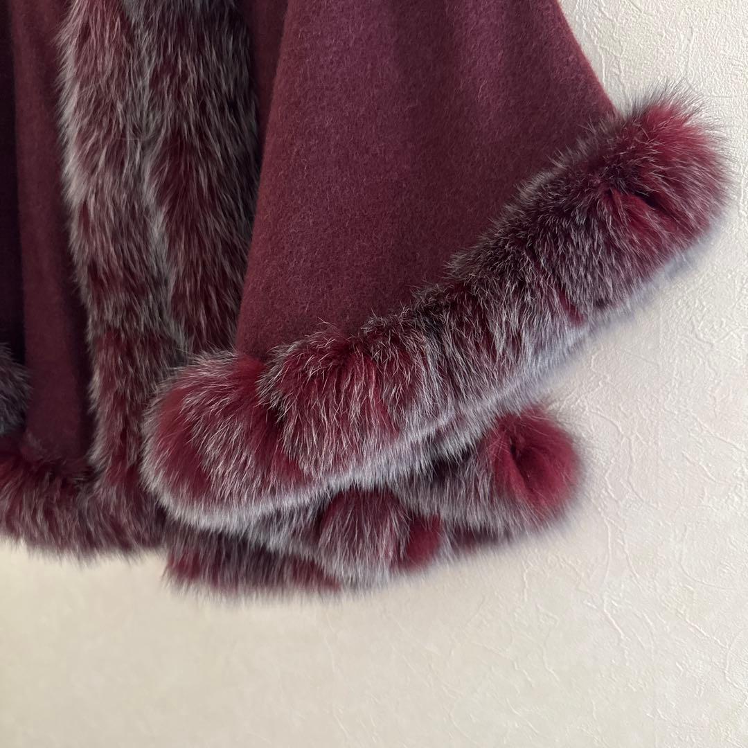 LANVIN COLLECTIONランバンコレクション　カシミヤポンチョ