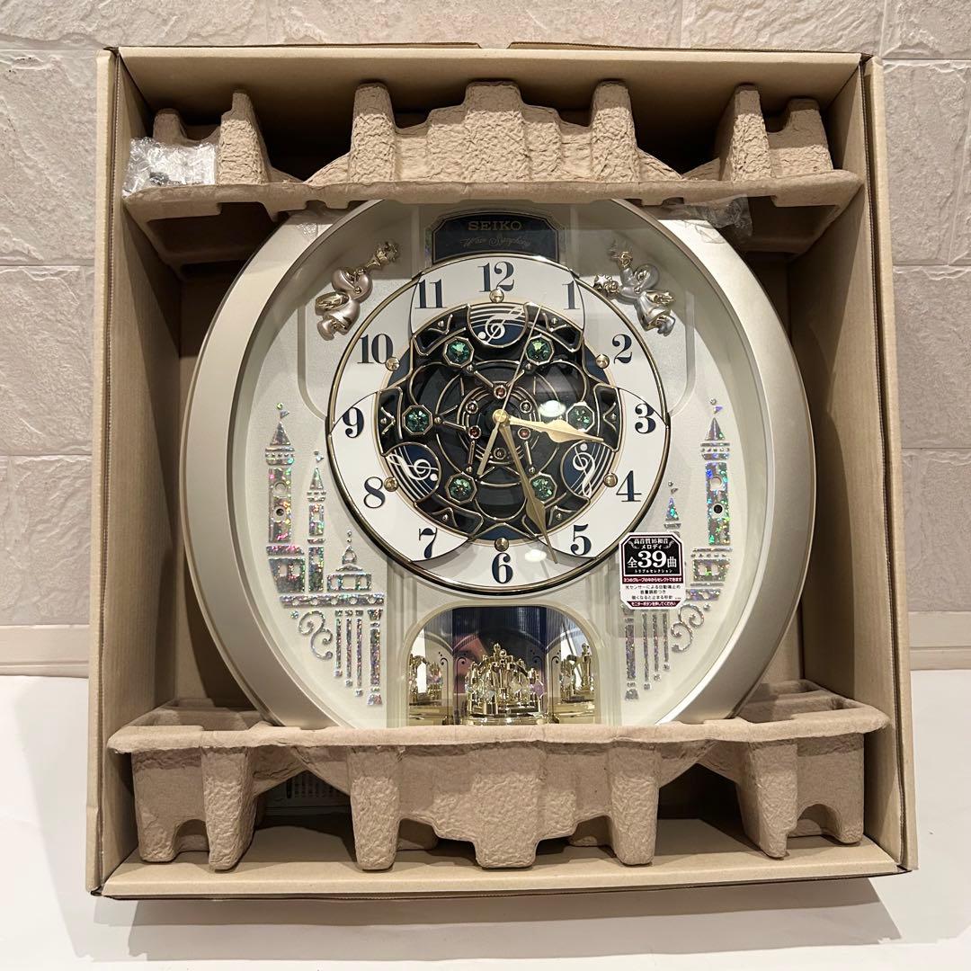 【未使用】SEIKO からくり時計 RE579B 電波時計