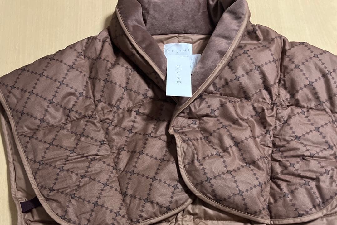 【新品未使用タグ付】CELINE セリーヌ マカダム柄 西川 ダウンベスト