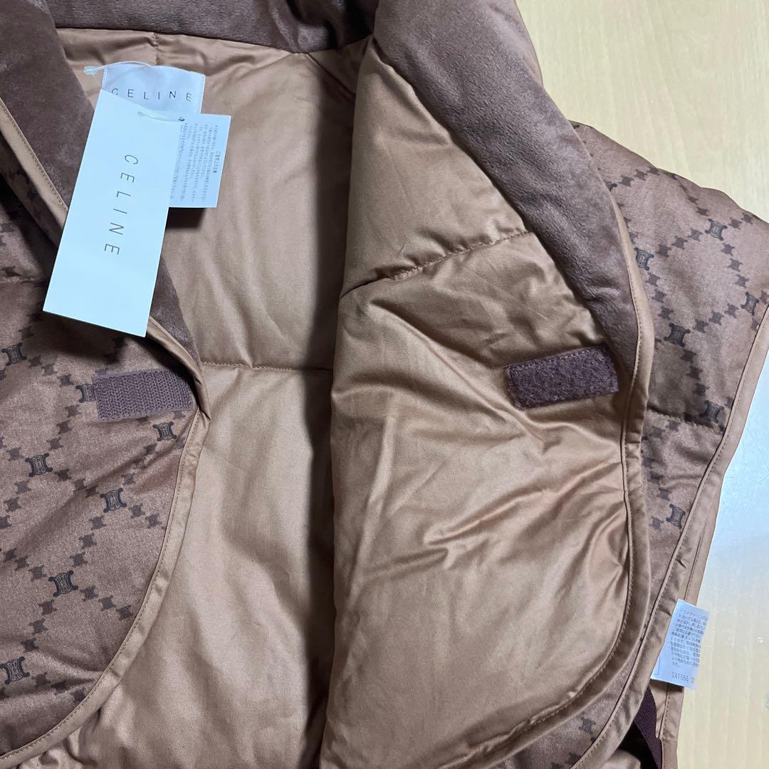 【新品未使用タグ付】CELINE セリーヌ マカダム柄 西川 ダウンベスト