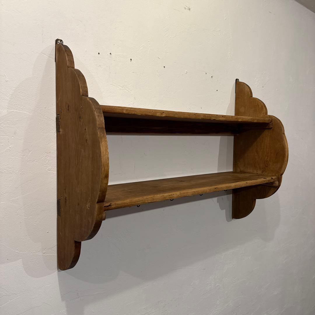 ヴィンテージ　木製ウォールハンガー　壁掛け　ハンガーラック