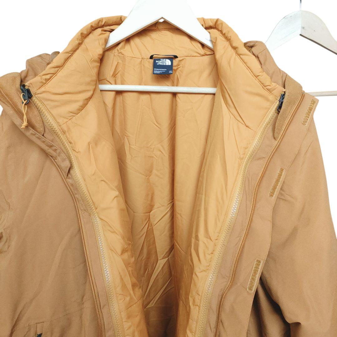 【3WAY】THE NORTH FACE スキースノーボードウェア3XL黄大きめ