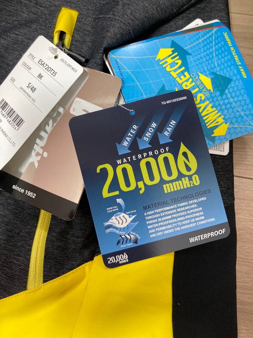 新品未使用　フェニックス　メンズ　スキー　スノーボード　ウエア　ジャケット　S