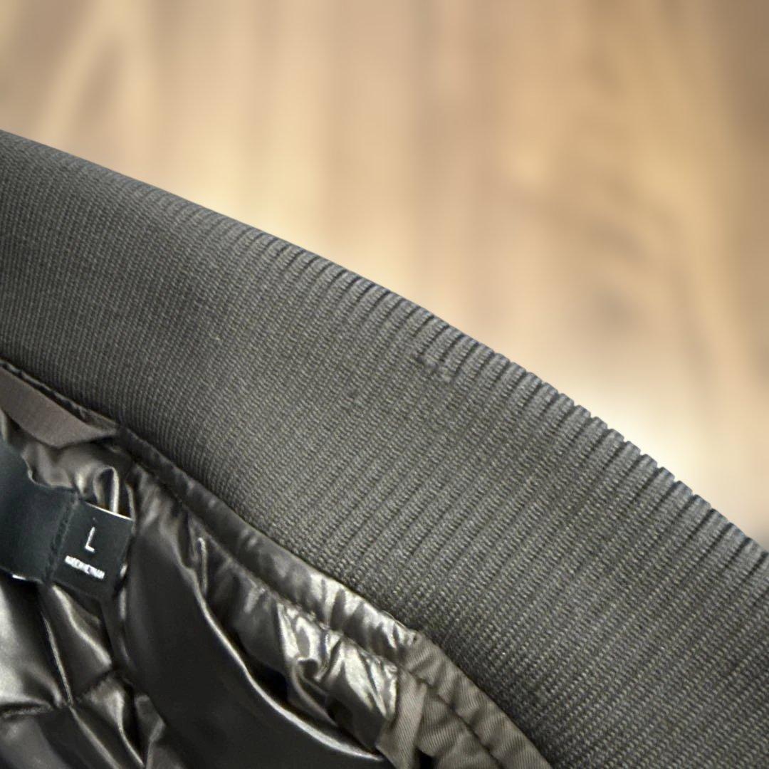 UNIQLO+J L ハイブリッドダウンオーバーサイズ MA-1ブルゾン グレー