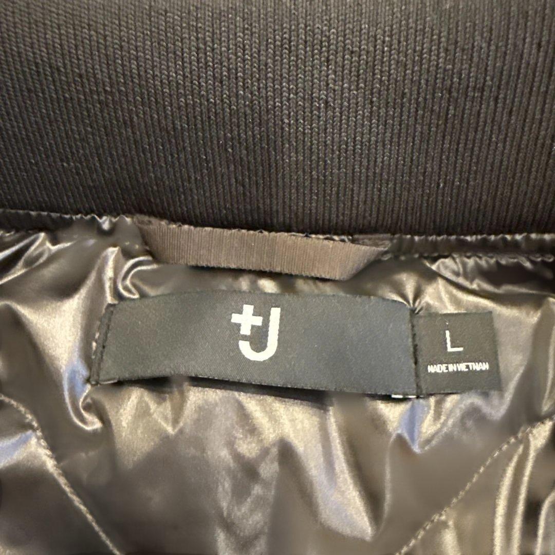 UNIQLO+J L ハイブリッドダウンオーバーサイズ MA-1ブルゾン グレー
