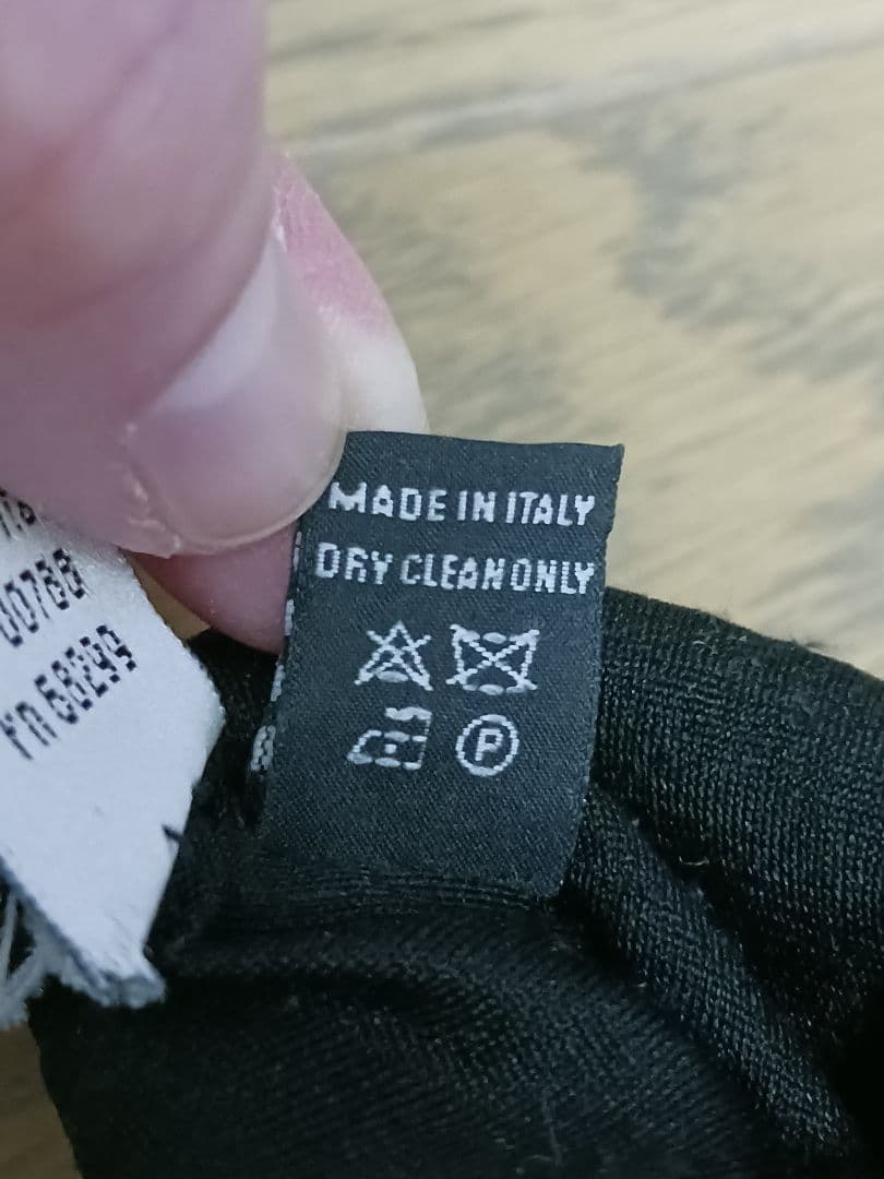 PORTOLANO ブラック レザーロンググローブ