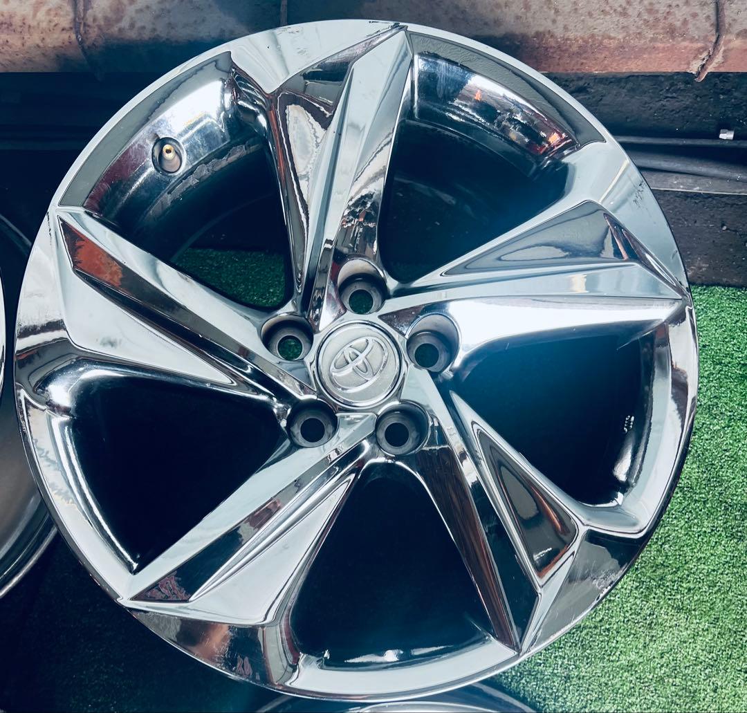 18インチ クローム仕上げ 5スポークホイール 4個セット