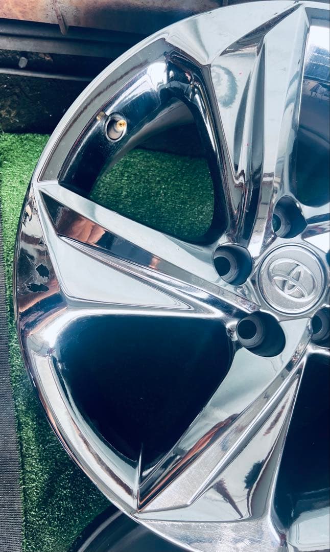 18インチ クローム仕上げ 5スポークホイール 4個セット