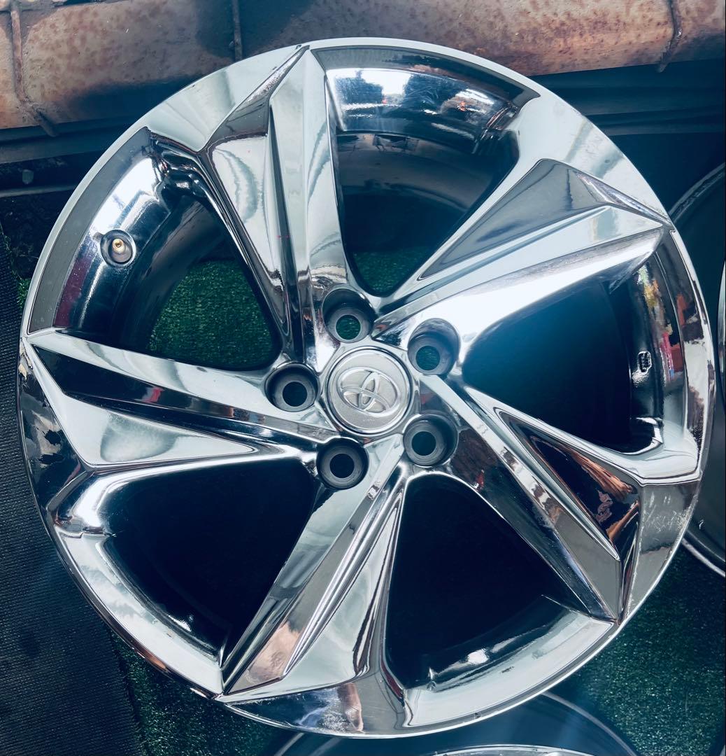 18インチ クローム仕上げ 5スポークホイール 4個セット