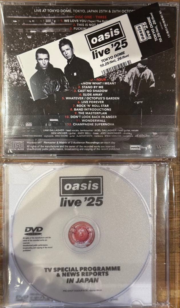 新品未開封OASIS - DEFINITIVE TOKYO DOME 2025