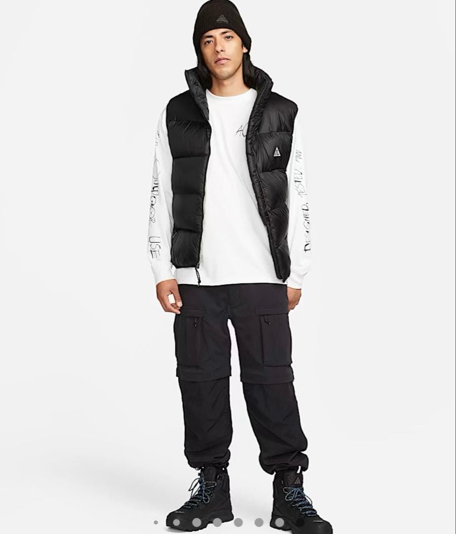 ナイキ　ACG Smith Summit 黒　M スミスサミット　カーゴパンツ