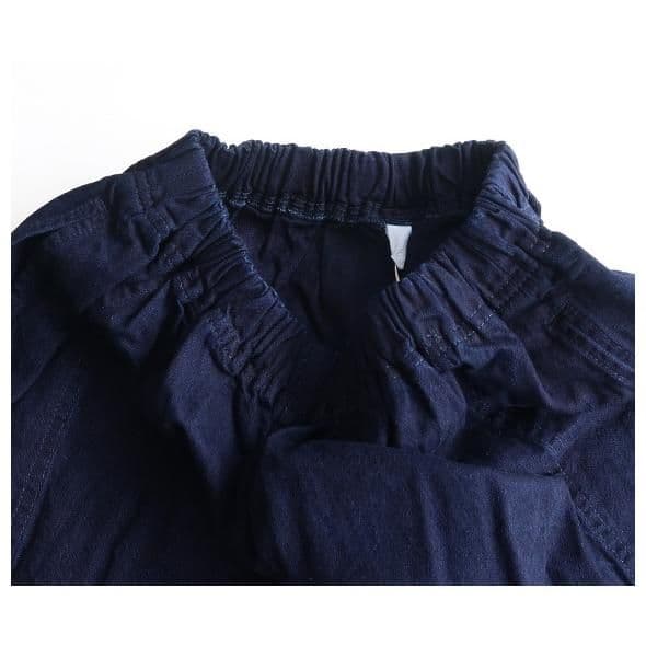 ホームスパン homspun 10オンスデニム ギャザーパンツ