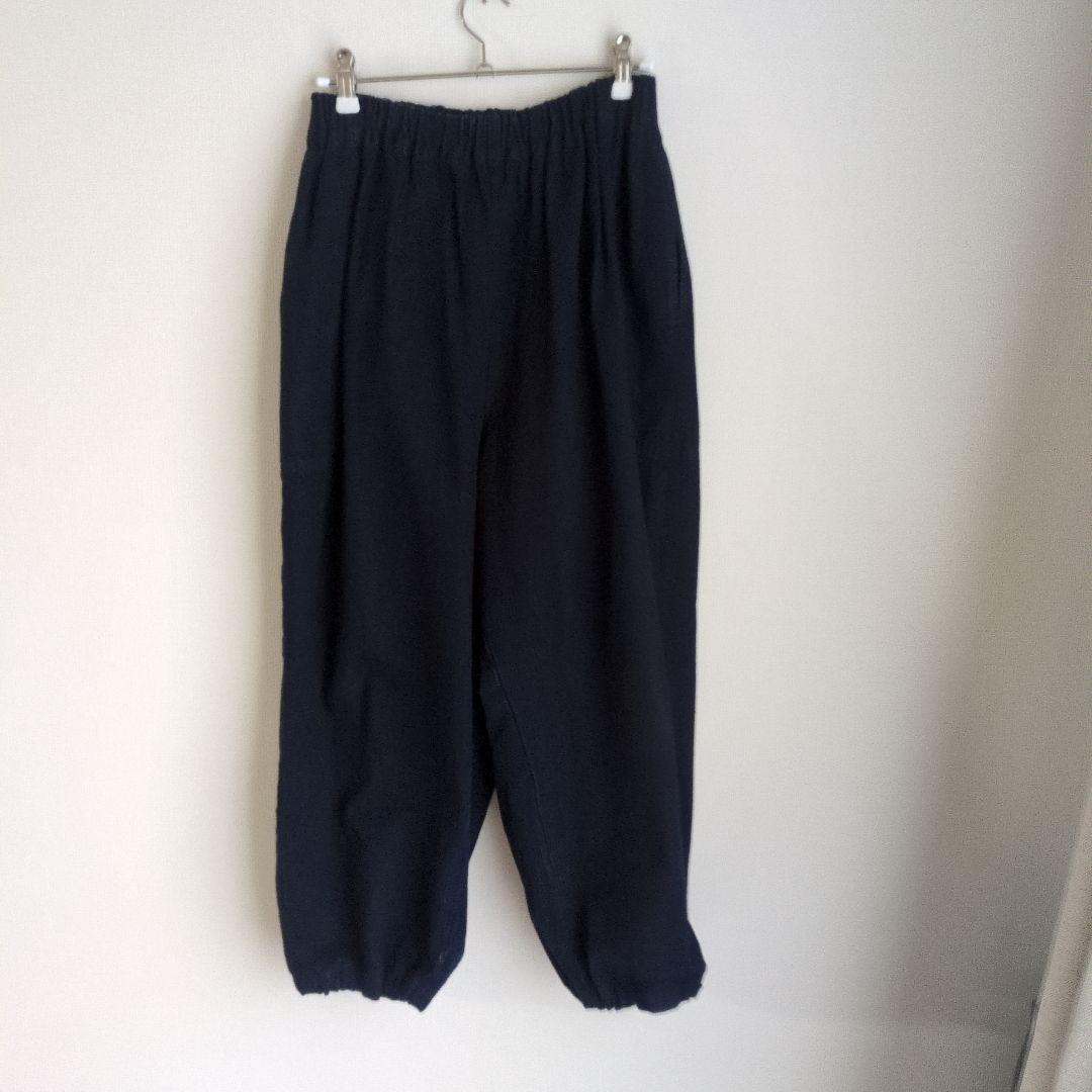 ホームスパン homspun 10オンスデニム ギャザーパンツ