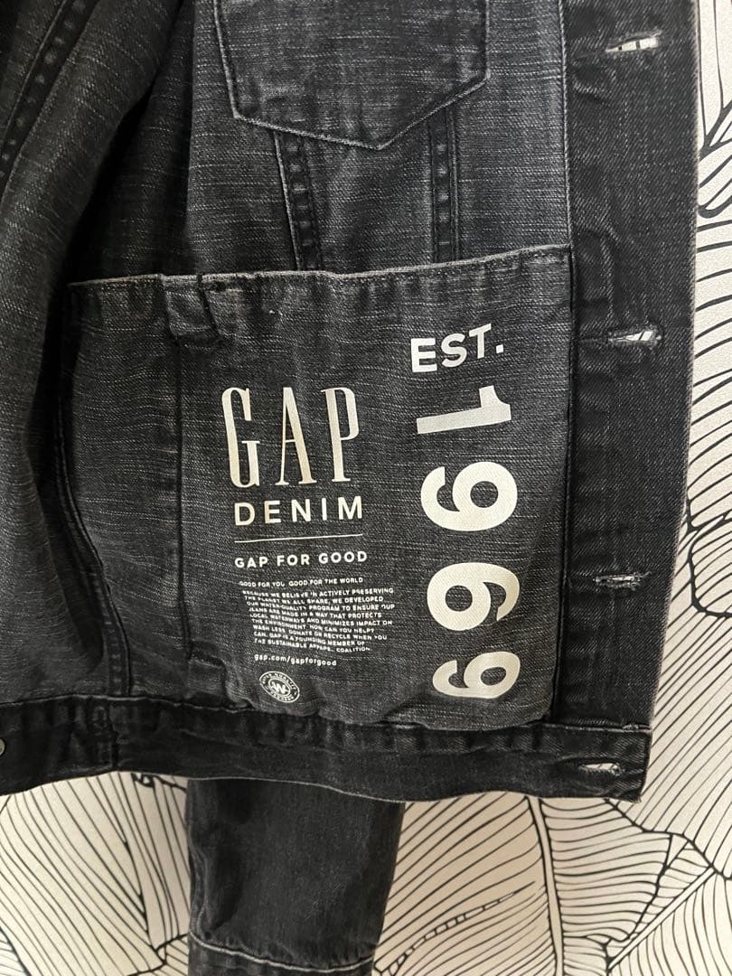 【名作】OLD GAP 4th ブラックデニムジャケット M 本日最終日