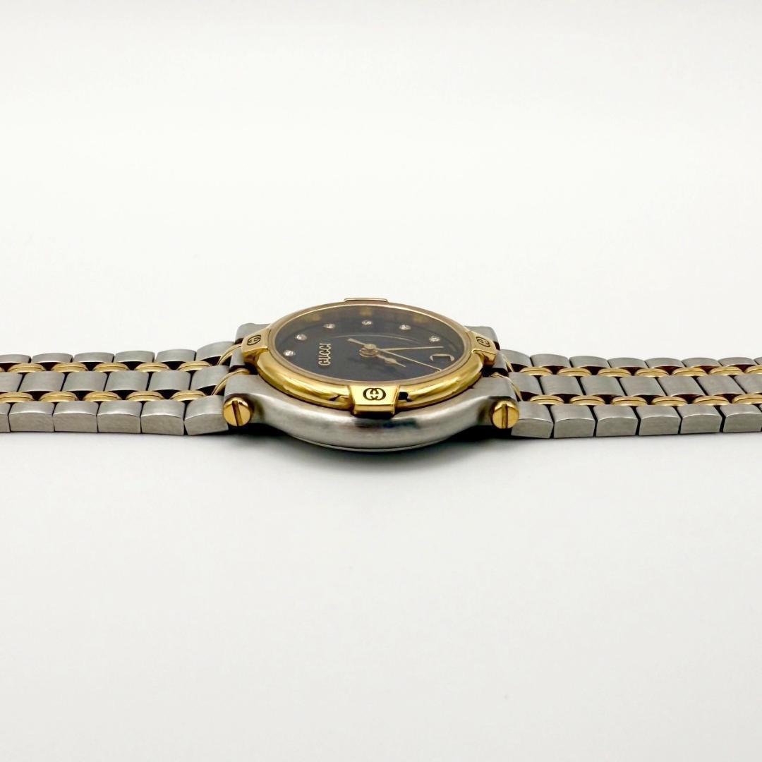 762☆超美品☆ GUCCI 9000L レディース 腕時計 ダイヤ 希少