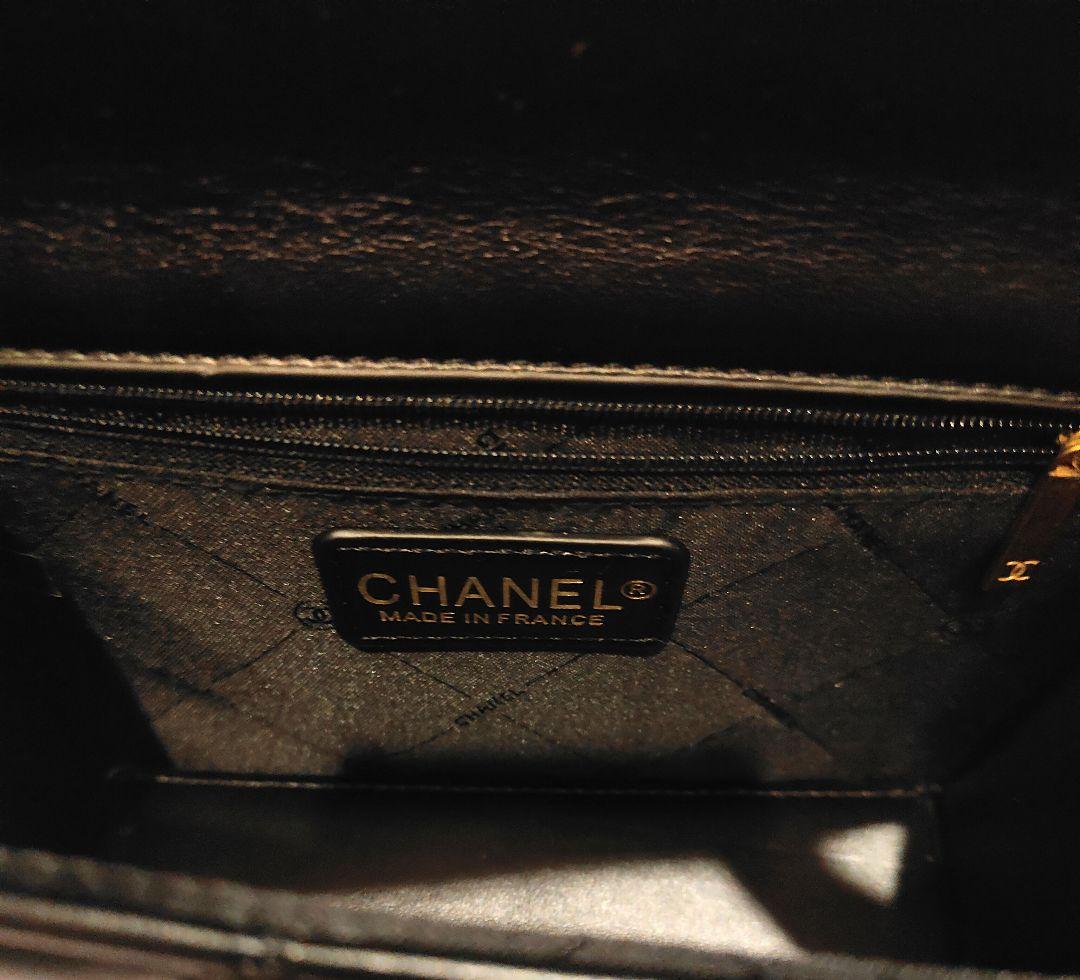 本日特別価格ノベルティCHANEL マトラッセ ブラックレザー バッグ