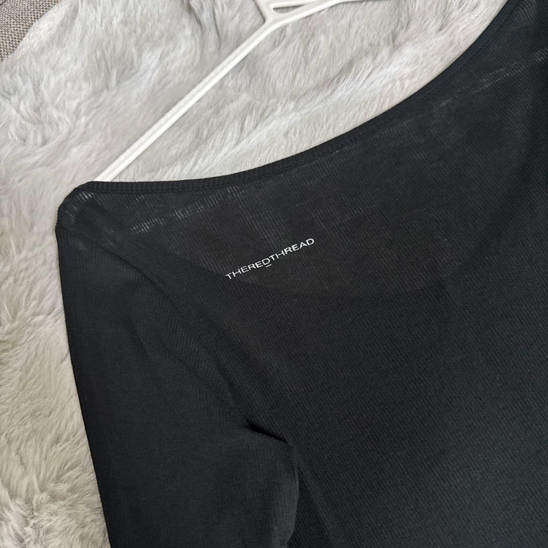 トップス theredthread S stamp tee dress Black