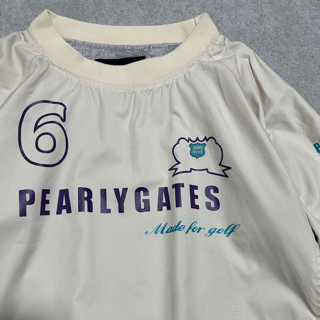 2(M)✨ パーリーゲイツ　スニード　ナイロンジャケット　ホワイト　ゴルフウェア