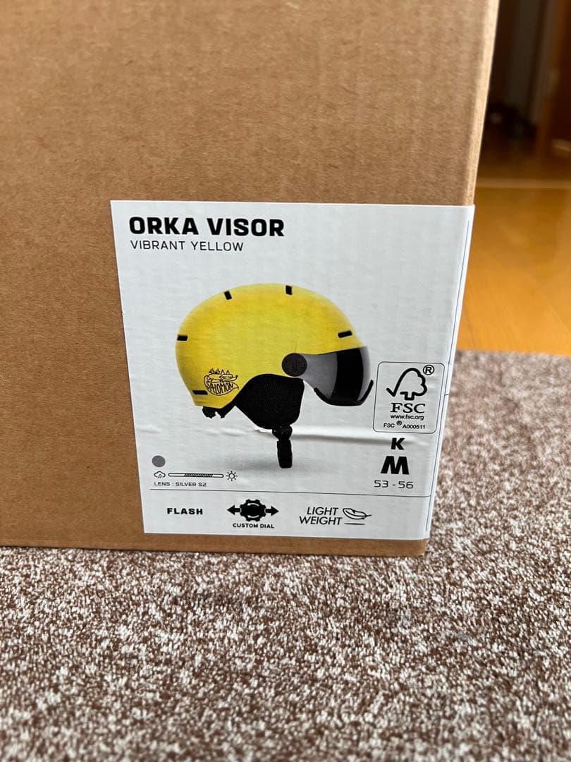 SALOMON ORKA VISOR ヘルメット