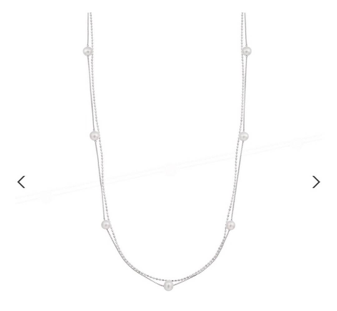 ジュエリーツツミ　色はゴールドです❣️イエローゴールドk10パールネックレス