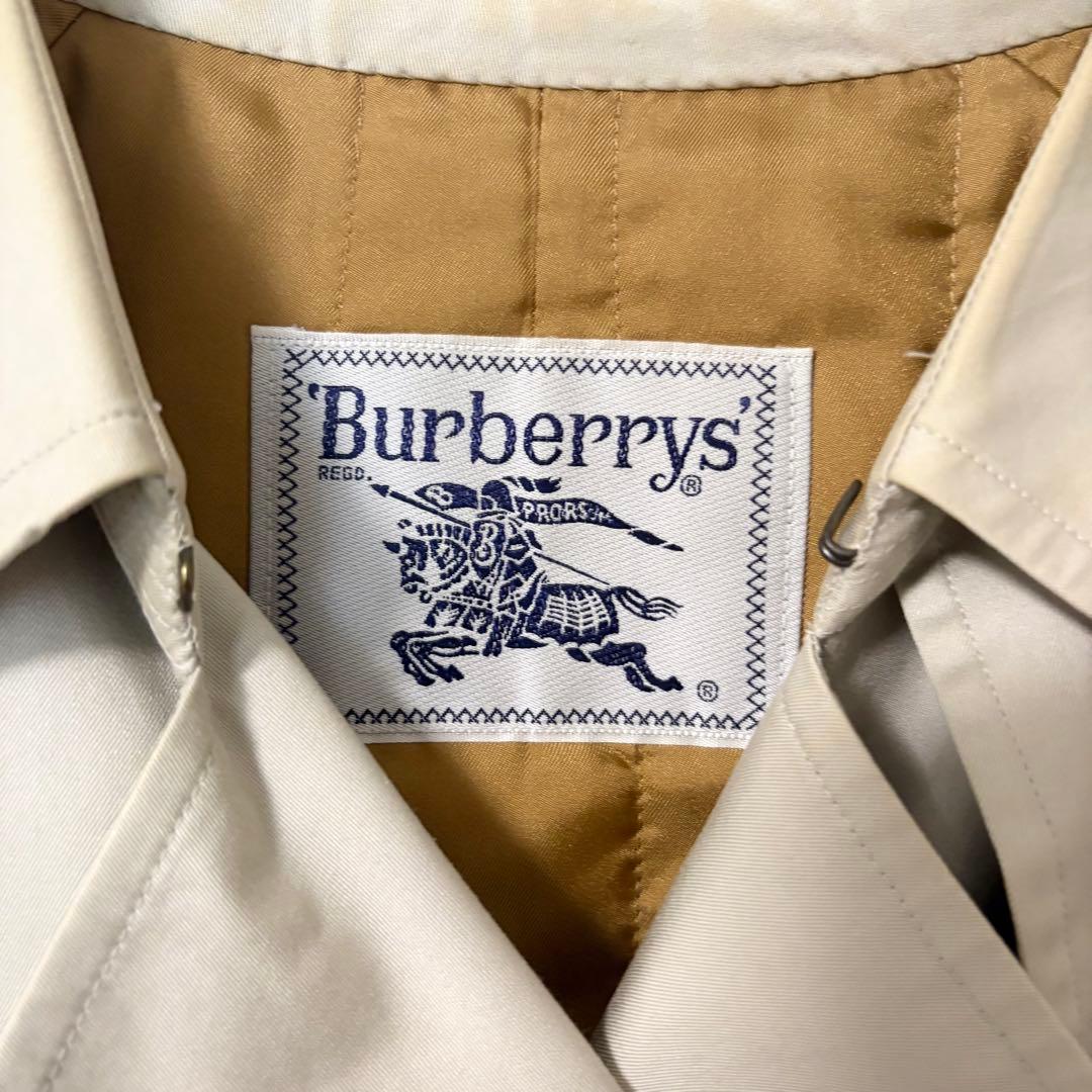 バーバリー　トレンチコート 9 M ダブル ベルト ベージュ Burberrys