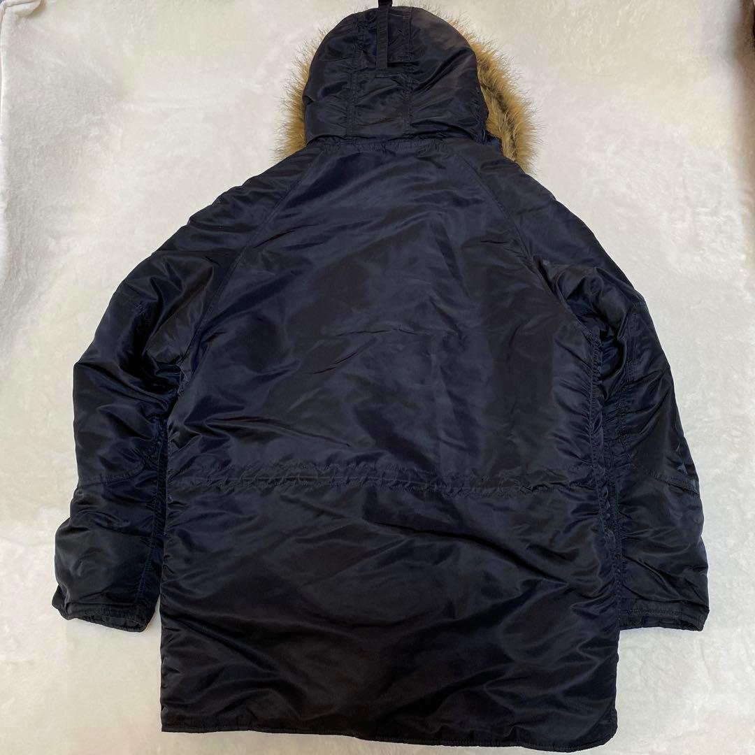 ALPHA INDUSTRIES N-3B フライトジャケット 黒 XL