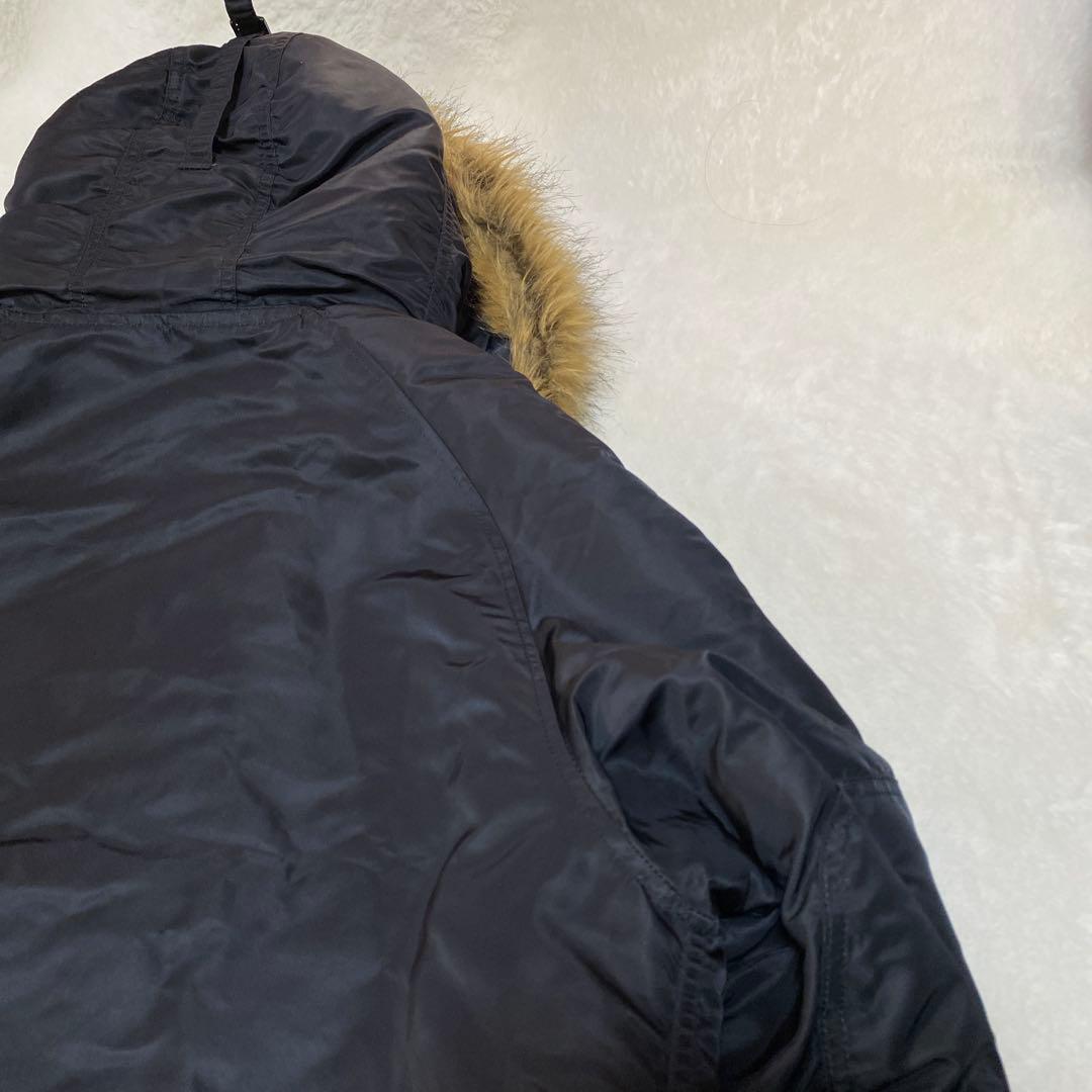 ALPHA INDUSTRIES N-3B フライトジャケット 黒 XL