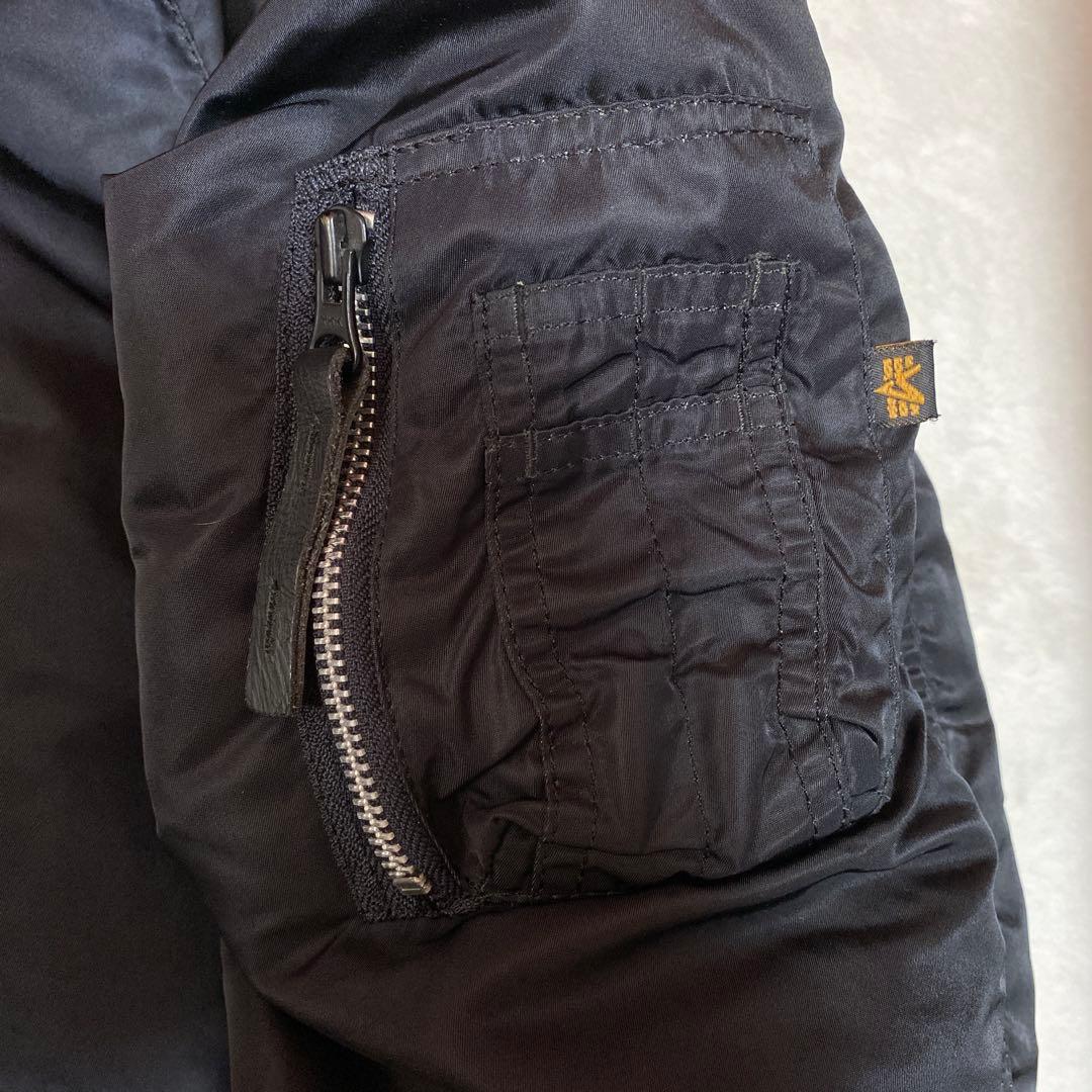 ALPHA INDUSTRIES N-3B フライトジャケット 黒 XL