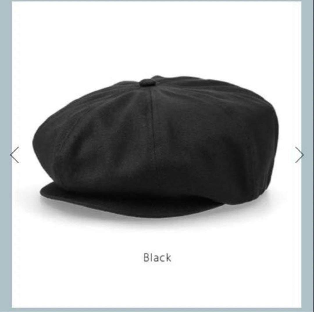 HK10969　SD Twill News Boy Cap Black L