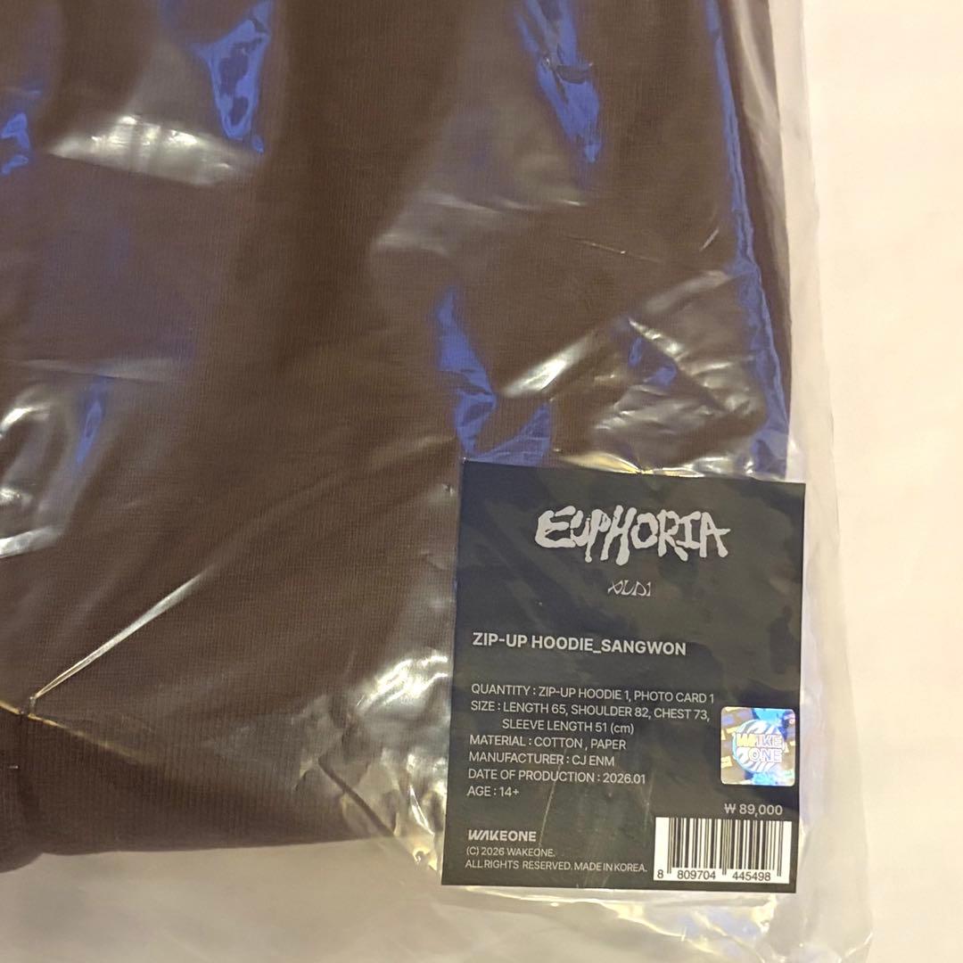 韓国　ald1 EUPHORIA OFFICIAL MD パーカー　サンウォン