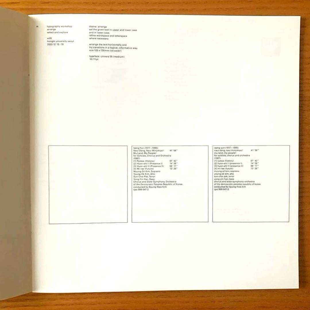 タイポグラフィックリフレクション6 ヘルムート・シュミット