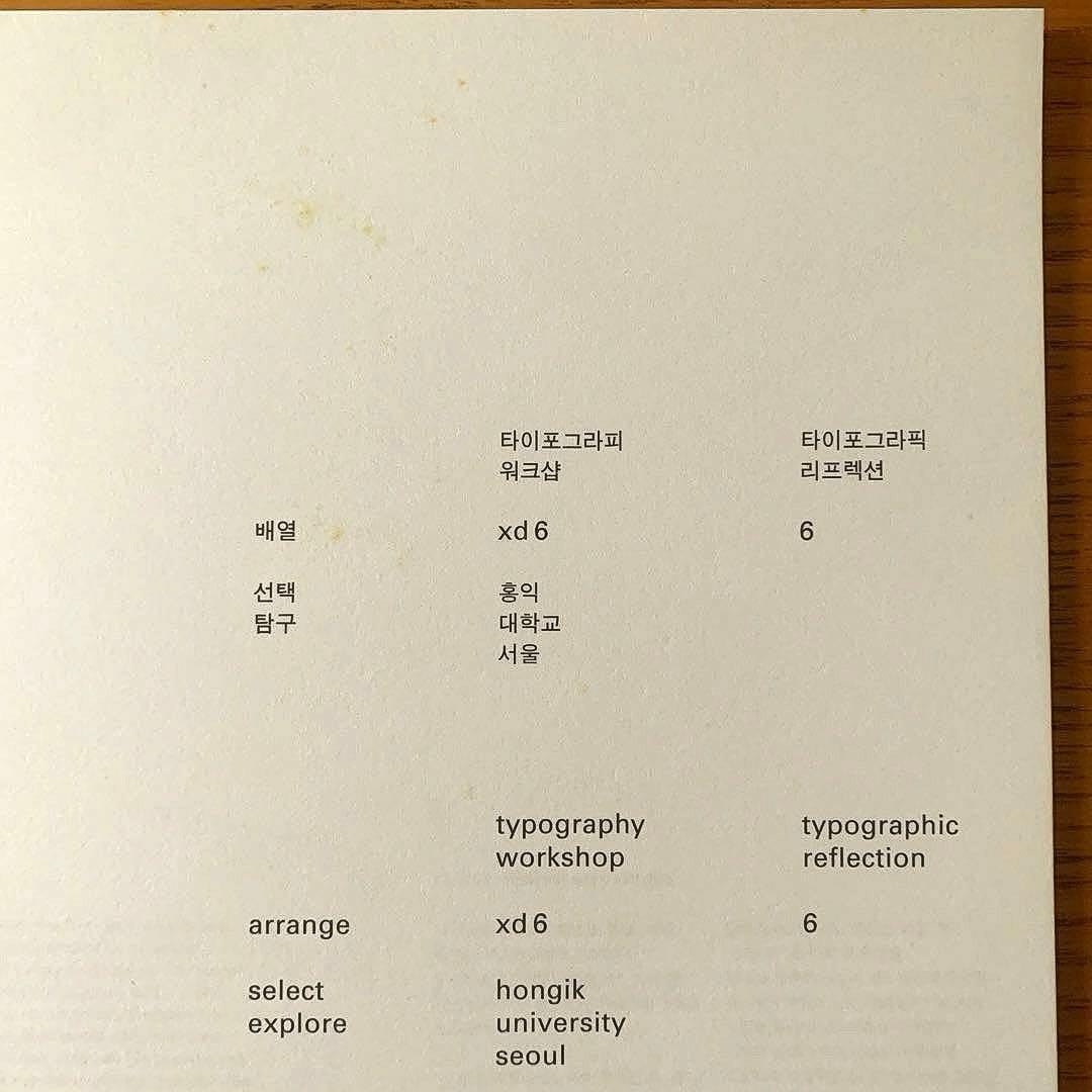 タイポグラフィックリフレクション6 ヘルムート・シュミット