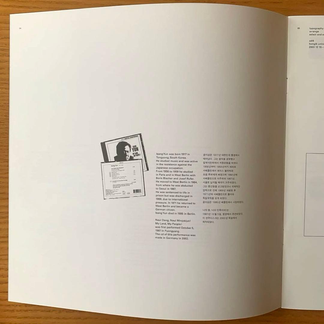 タイポグラフィックリフレクション6 ヘルムート・シュミット