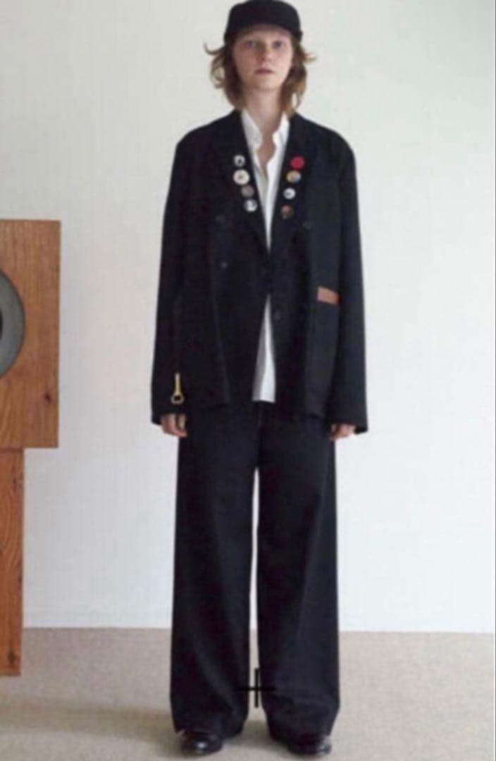 SUNSEA サンシー N.M THICKENED w/耳WIDE PANTS