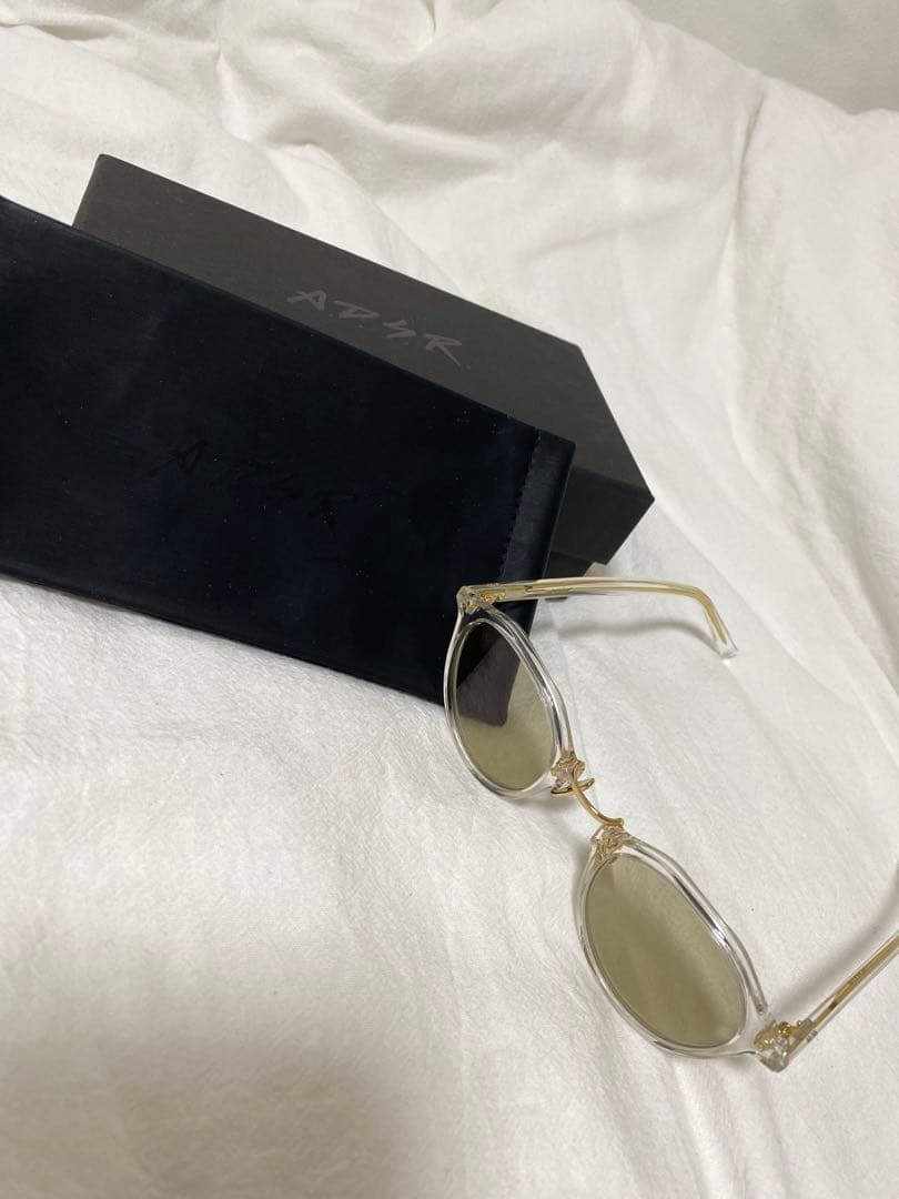 ADSR クリアフレーム サングラス