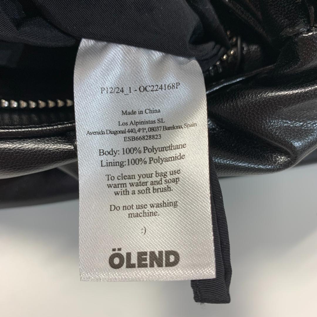 美品 OLEND オレンド dumpling bag ダンプリングバッグ 黒