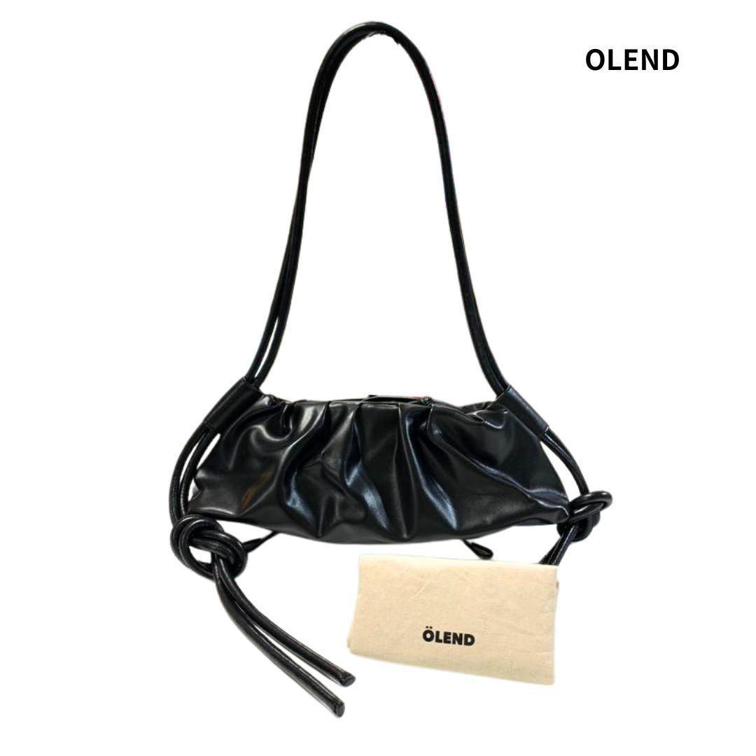 美品 OLEND オレンド dumpling bag ダンプリングバッグ 黒