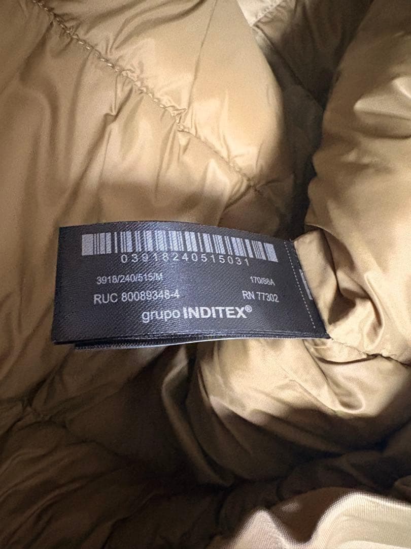 ZARA フェイクファー襟 ボンバージャケット ZW COLLECTION M