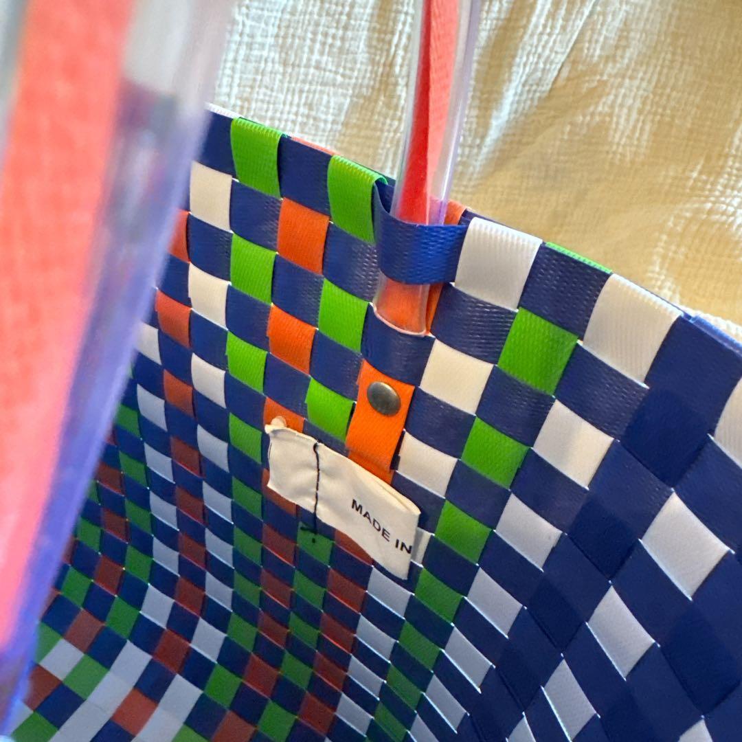 MARNI カラフル かごバッグ　ピクニックバッグ
