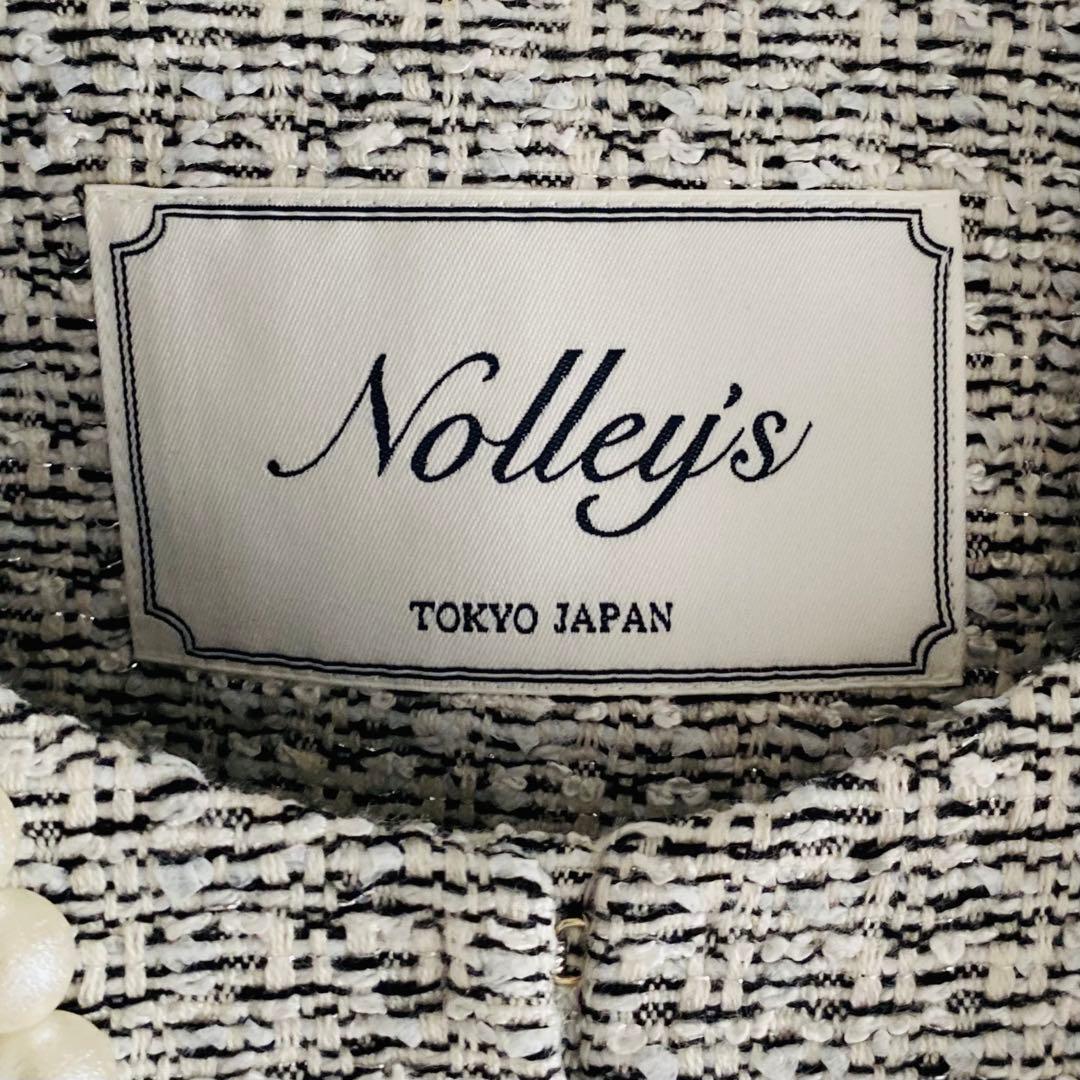 NOLLEY'S ツイードノーカラージャケット 25SS 日本製 オケージョン