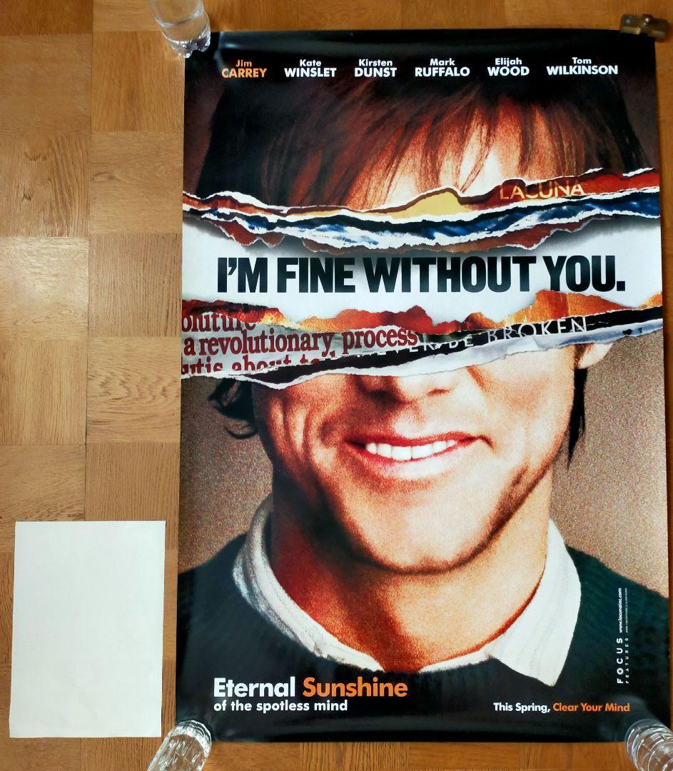 ☆着払限定☆断捨離☆エターナルサンシャイン☆反転両面仕様☆ポスター２枚セット