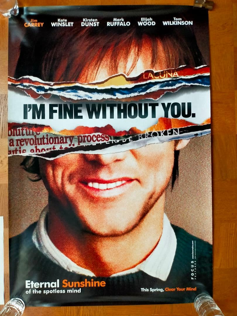 ☆着払限定☆断捨離☆エターナルサンシャイン☆反転両面仕様☆ポスター２枚セット