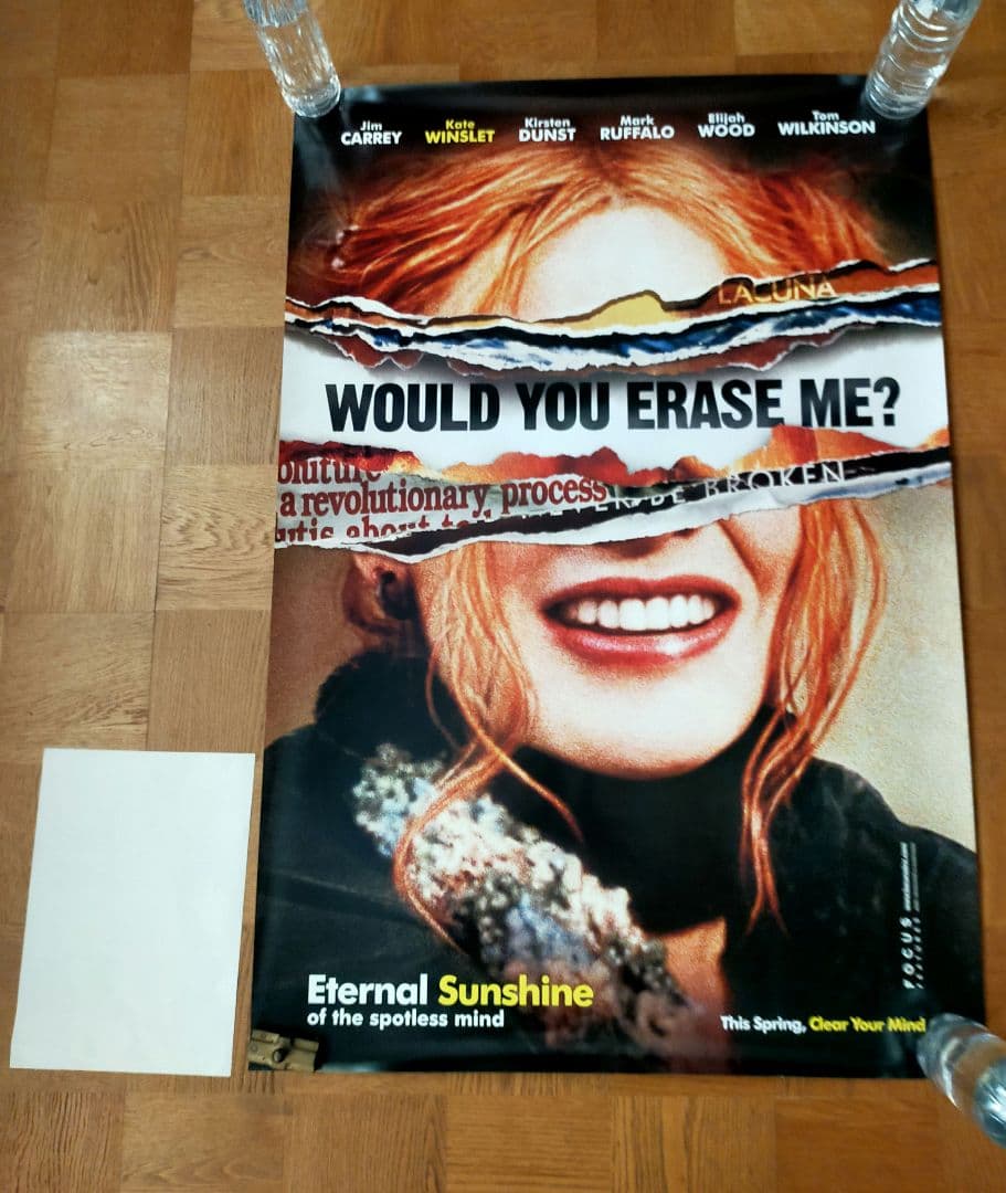 ☆着払限定☆断捨離☆エターナルサンシャイン☆反転両面仕様☆ポスター２枚セット