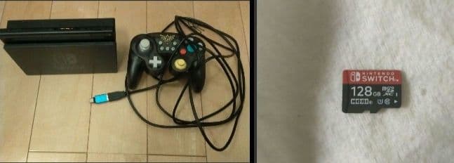 任天堂 Switch ＆ ホリコントローラー ＆大容量128GBのSDカード同梱