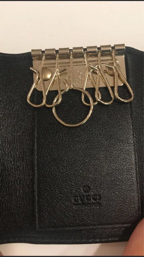 【新品】GUCCI キーケース　6連　ブラック　ユニセックス