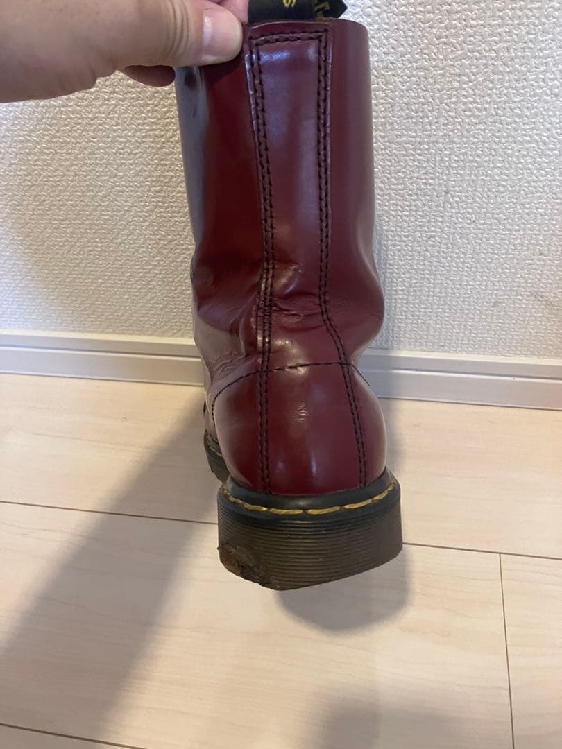 み*み様 ドクターマーチン10ホール スチールトゥ MADEINENGLAND